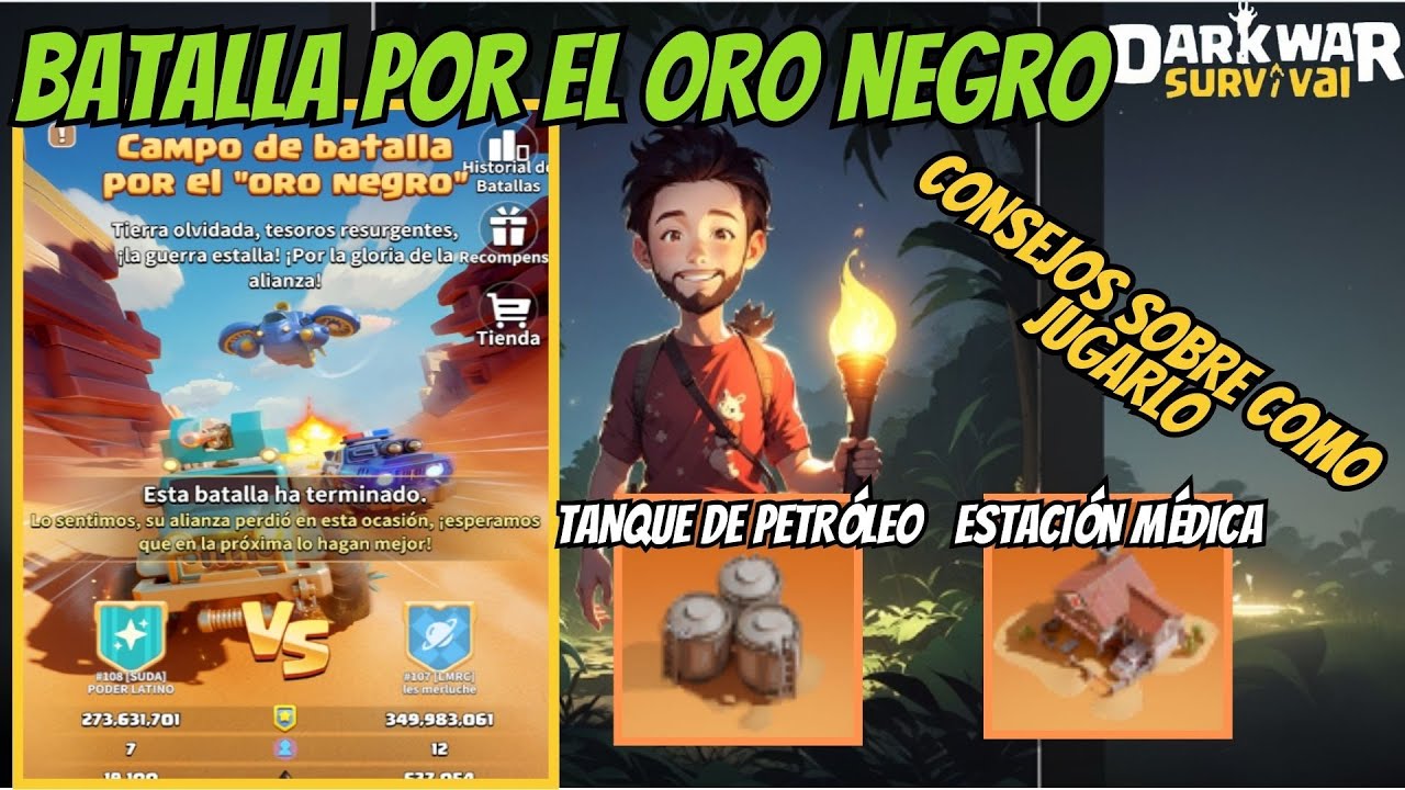 Dark War Survival: Consejos para jugar batalla por el ORO NEGRO