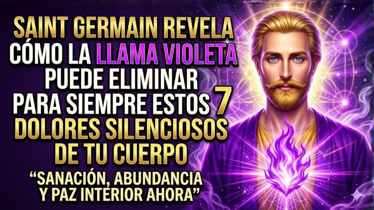 🚨 SAINT GERMAIN REVELA EL PODER DE LA LLAMA VIOLETA: ELIMINA 7 DOLORES Y ACTIVA TU ABUNDANCIA