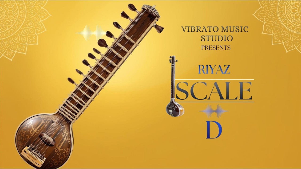 Tanpura D Scale | Daily Vocal Riyaz for Singing Practice (Sa Re Ga Ma)