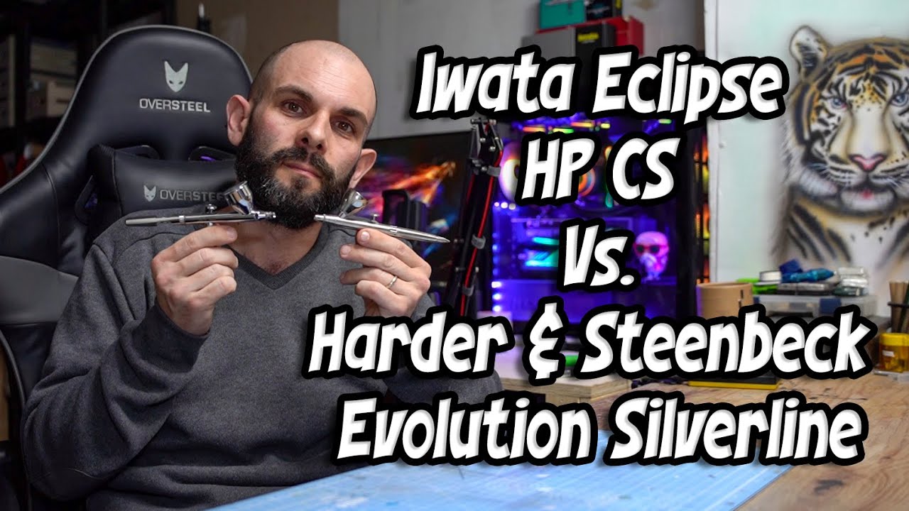 Iwata Eclipse HP CS Vs. Harder & Steenbeck Evolution Silverline