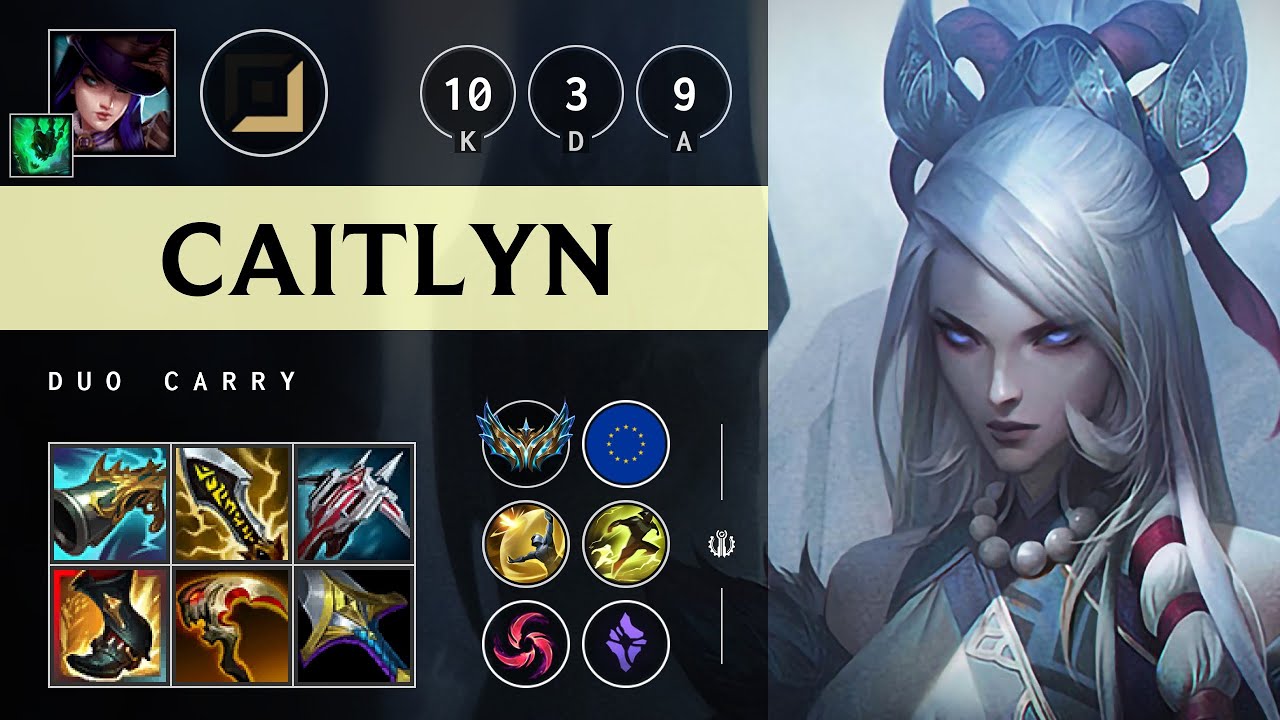 Caitlyn ADC vs Draven - EUW Challenger Patch 25.12