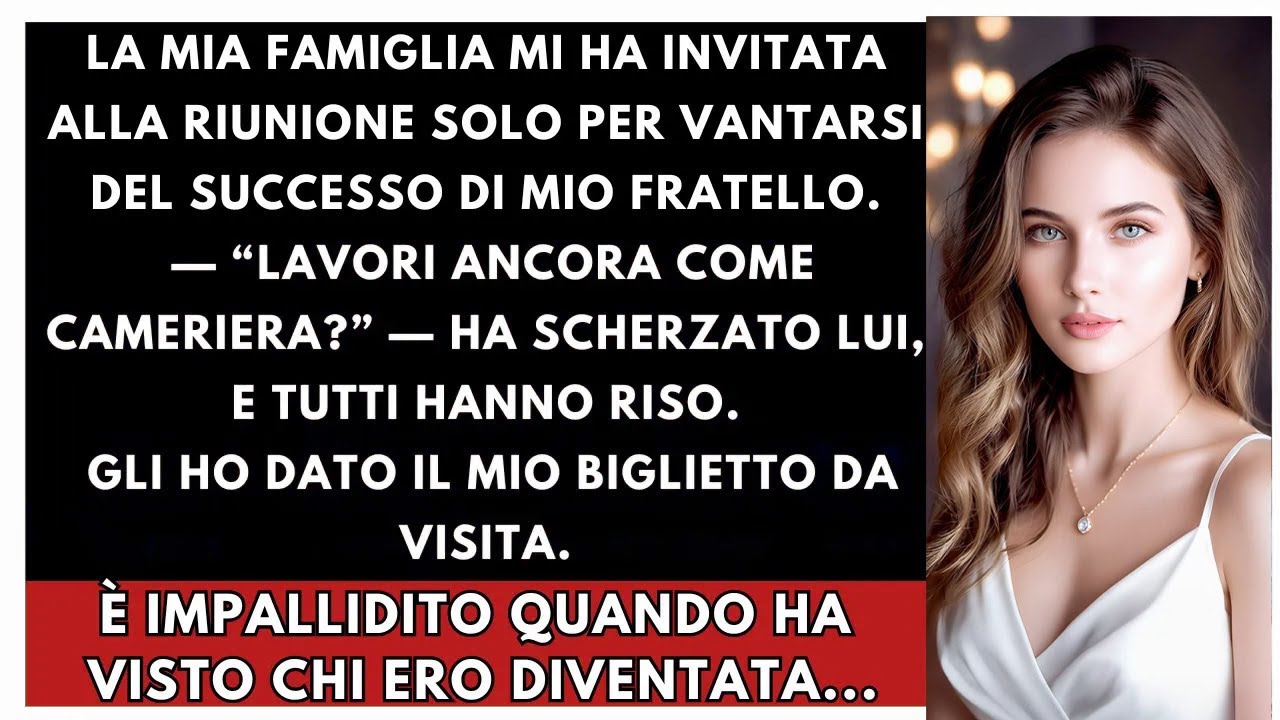 La Mia Famiglia Mi Ha Invitata Per Vantarsi Del Successo Di Mio Fratello Ancora Cameriera? Mi Derise