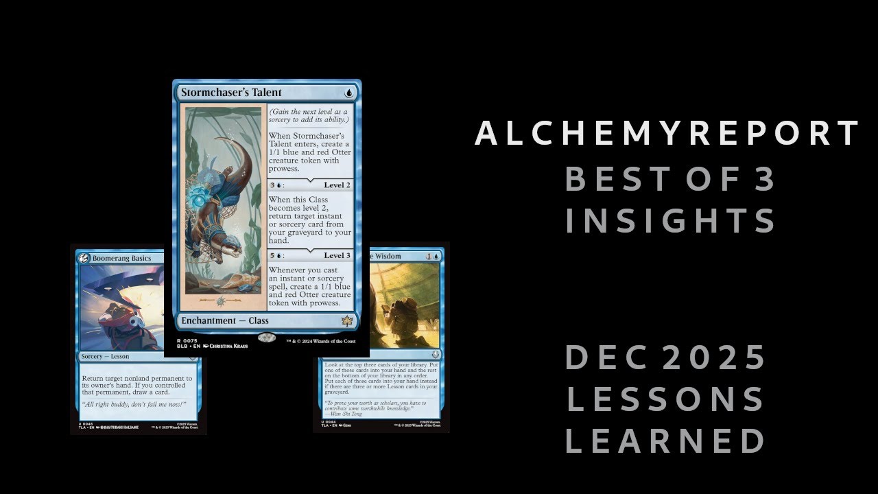 Dec 2025 Alchemy Report - Insights Into Magic the Gathering's Alchemy Best of 3 Format