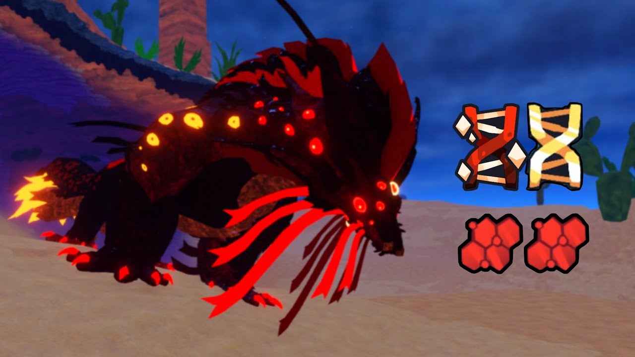 DBL RED BLOODMOON GLIMMER OKIAMANO !!! / Creatures Of Sonaria 