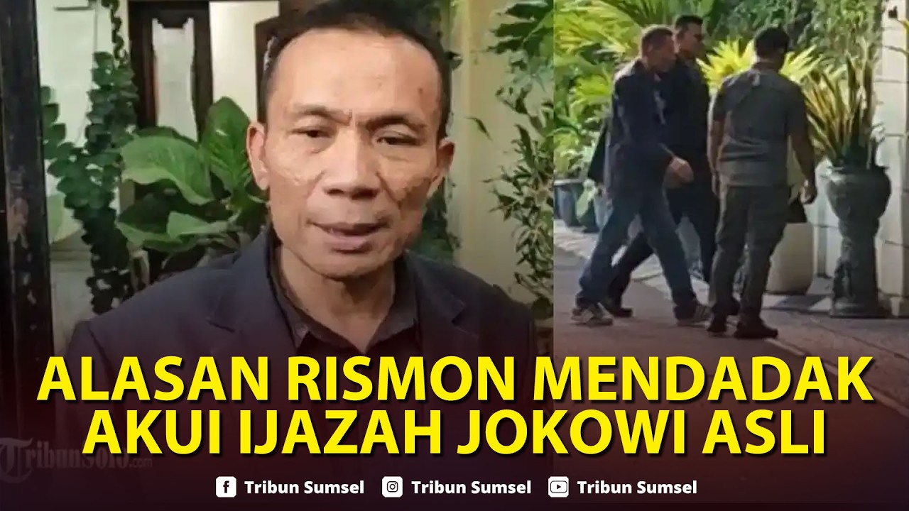 🔴Rismon Temui Jokowi, Minta Maaf soal Tuduhan Ijazah Palsu: Saya Tahu Bakal Dilabeli Pengkhianat