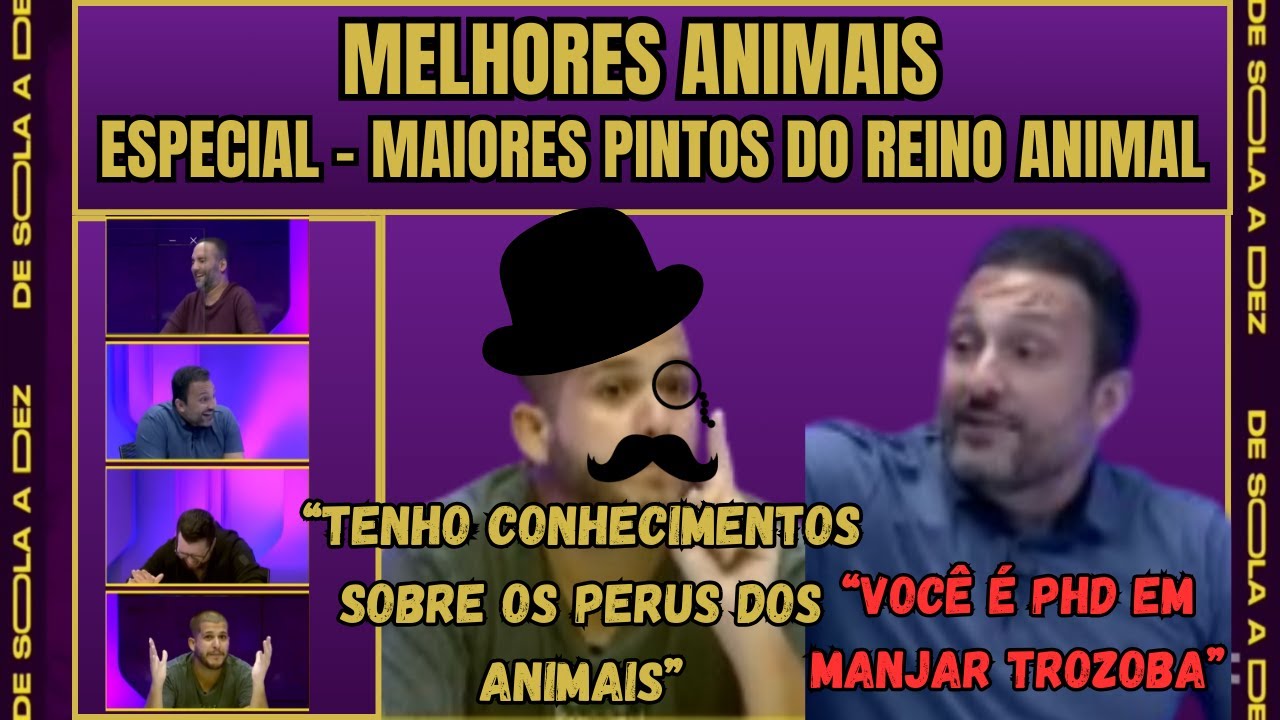 MELHOR ANIMAL   - 5 MINUTOS FALANDO DOS PINTOS DO REINO ANIMAL