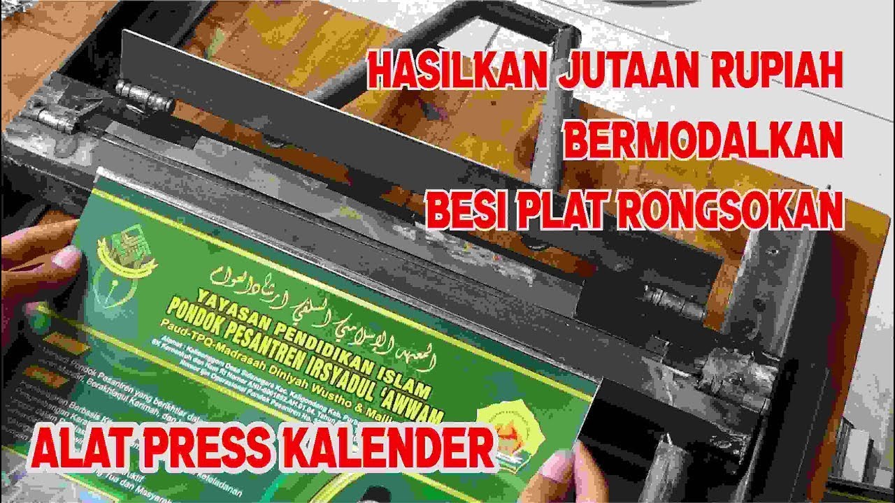 Cara menggunakan alat Pres klem Kalender sederhana