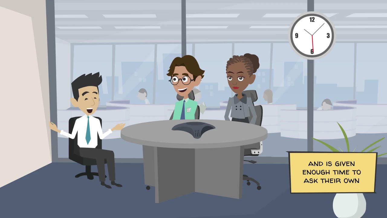 An example of a GOOD candidate experience at interview