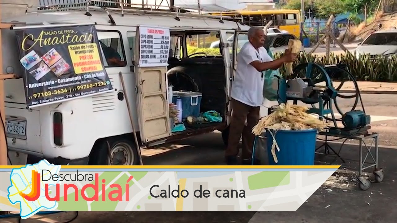 Descubra Jundiaí: Caldo de cana