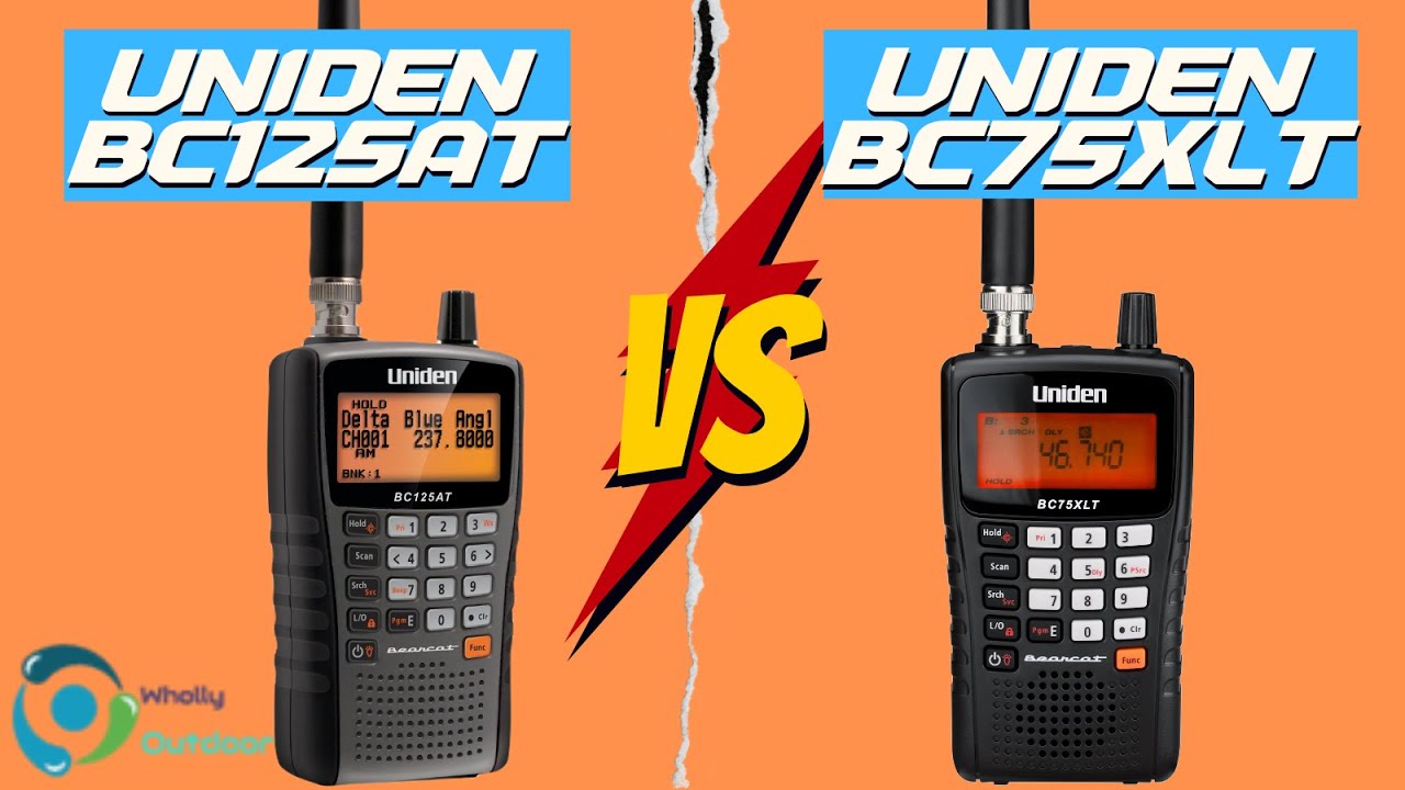 Uniden Bearcat BC125AT против Uniden BC75XLT!