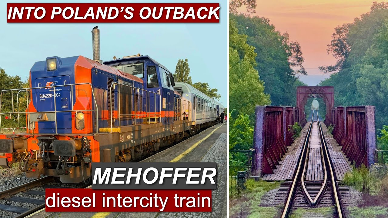 Into Poland's Outback: The MEHOFFER Diesel Intercity Train Adventure from Zielona Gora to Krakow
