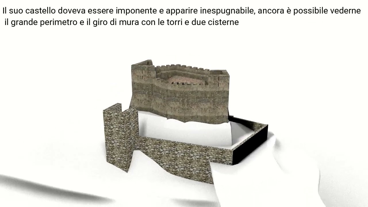 CASTELLO DI QUIRRA   RICOSTRUZIONE 3D