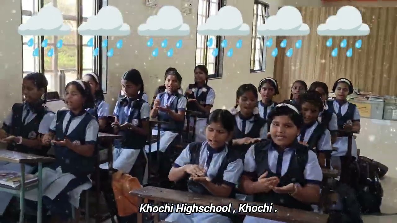Monsoon 6th English Poem Presentation with action 