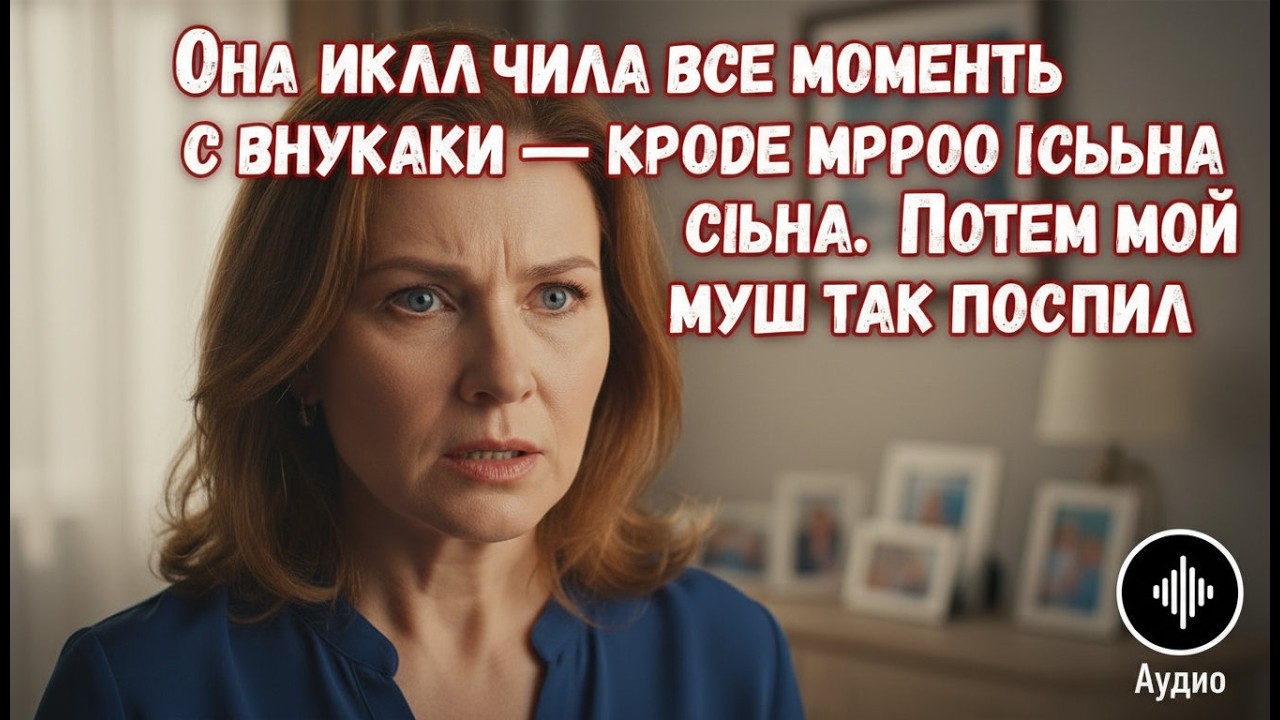 Она исключила все моменты с внуками — кроме моего сына. Затем мой муж сделал это