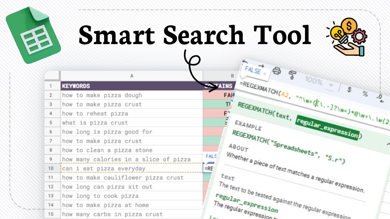 How to Use Regexmatch in Google Sheets (simple matching)