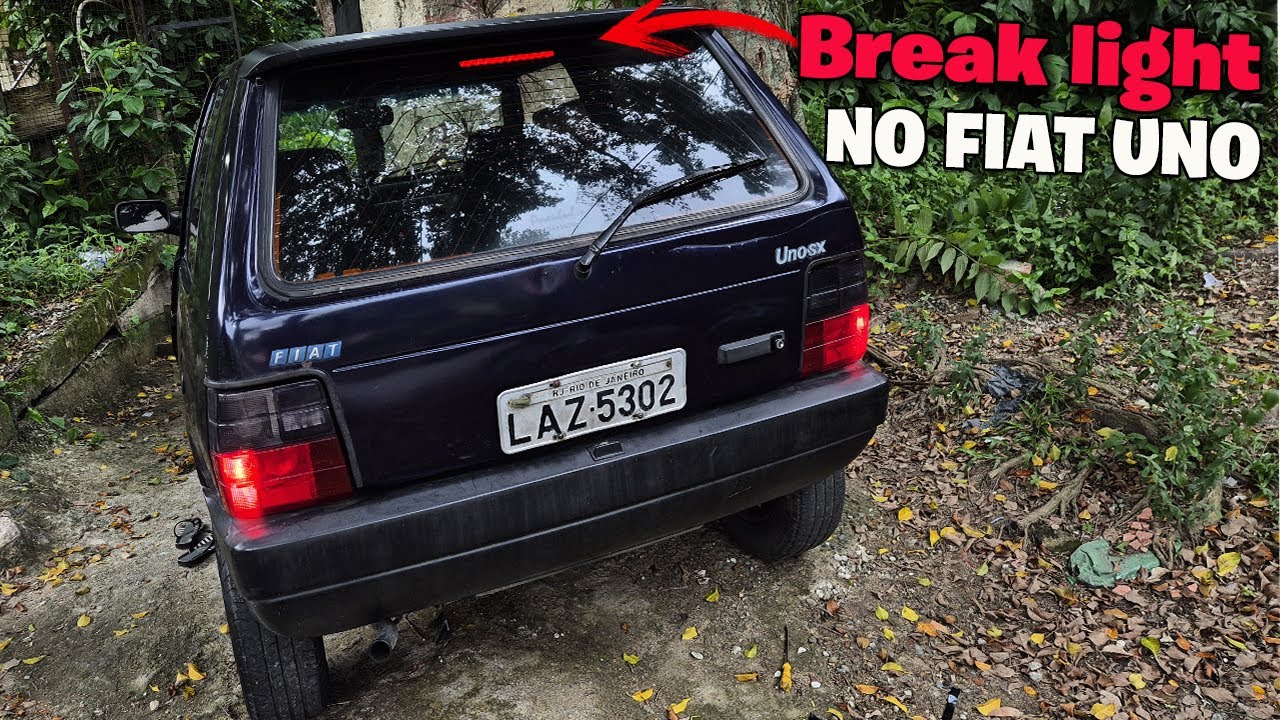 COLOQUEI  (Break Light) NO MEU  FIAT UNI MILLE SX