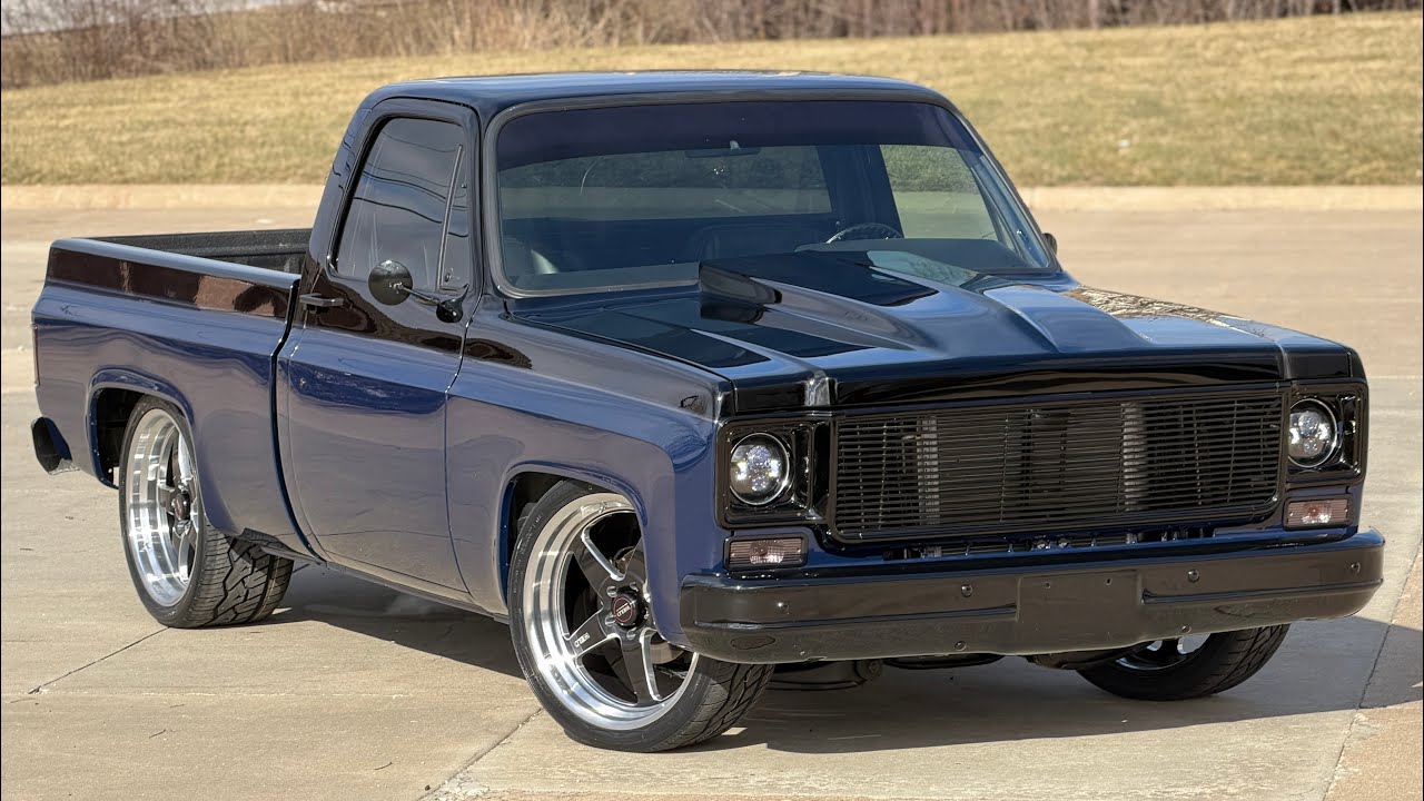Custom 1977 Chevy C10 For Sale At KC Classic Auto!!
