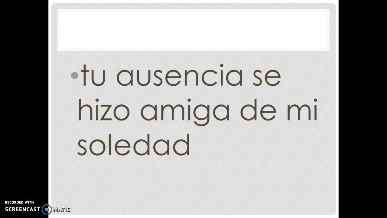te necesito-de pocas pocas pulgas-LETRA