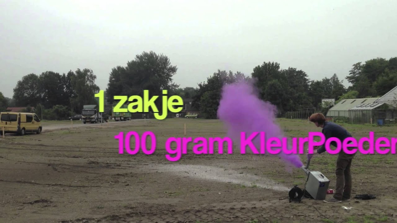 KleurPoeder Blower - Holi Poeder schieten - Colored Powder Canon