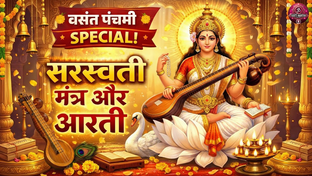 Saraswati Mantra | Saraswati Mata Aarti | Basant Panchami Special Bhajan