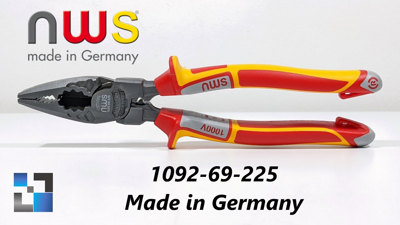 🇩🇪 ALICATE ELETRICISTA NWS COM CRIMPADOR, UMA RARIDADE!!