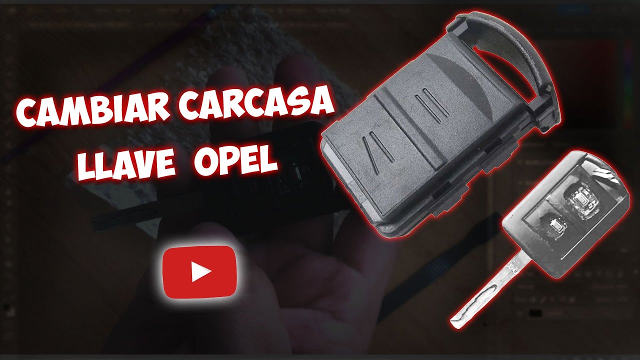 cambiar carcasa llave opel corsa