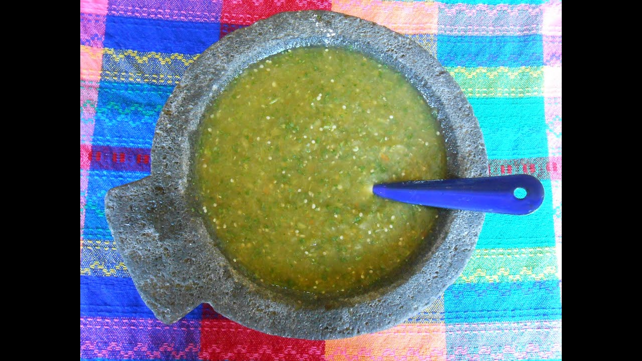 Mexican Salsa Verde. Tomatillo Green Salsa - Salsa Verde