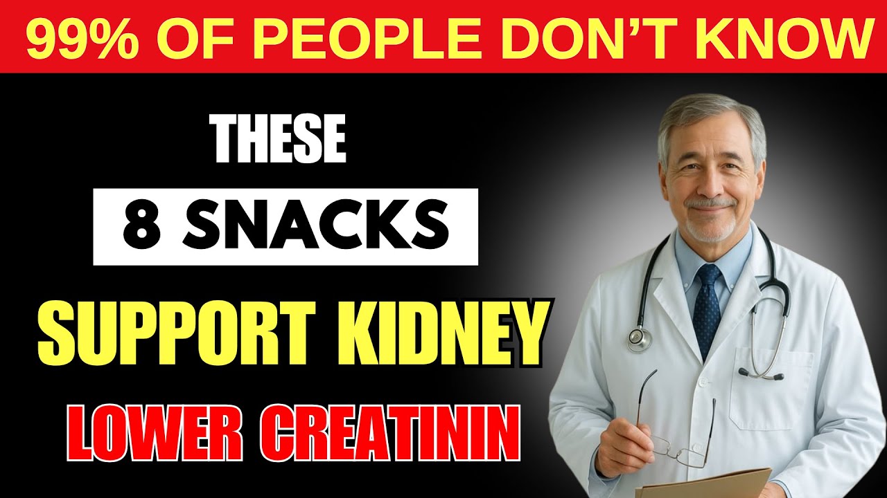 Doctor Reveals 8 Natural Snacks to Boost Kidney Function Fast | Daily Health