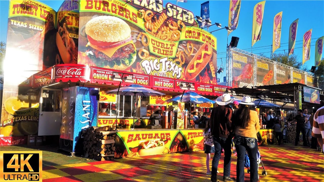 Houston Livestock Show & Rodeo Walk - 4K