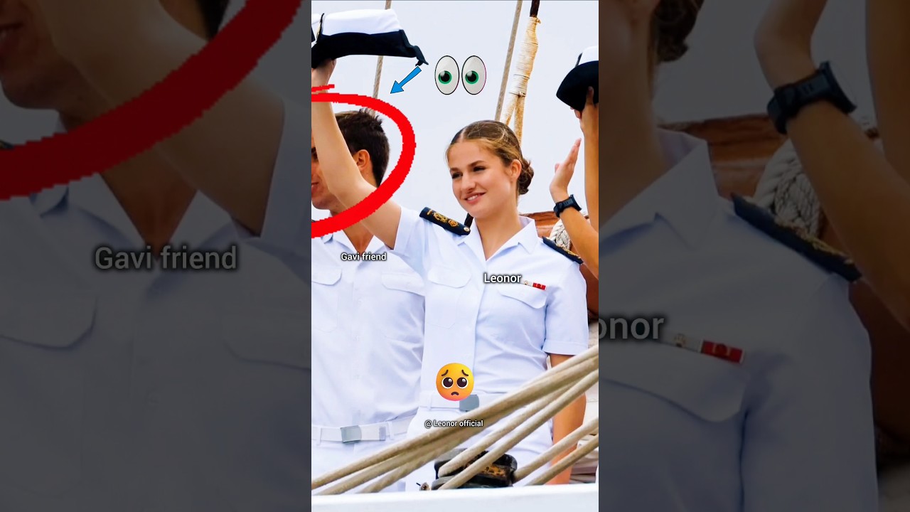 Princess Leonor Ignores Gavi&rsquo;s Friend? 😲👀 #PrincessLeonor #RoyalDrama