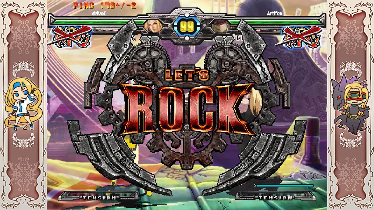 Guilty Gear Xx Accent Core Plus R Lobby Matches- drive0 VS Artifex