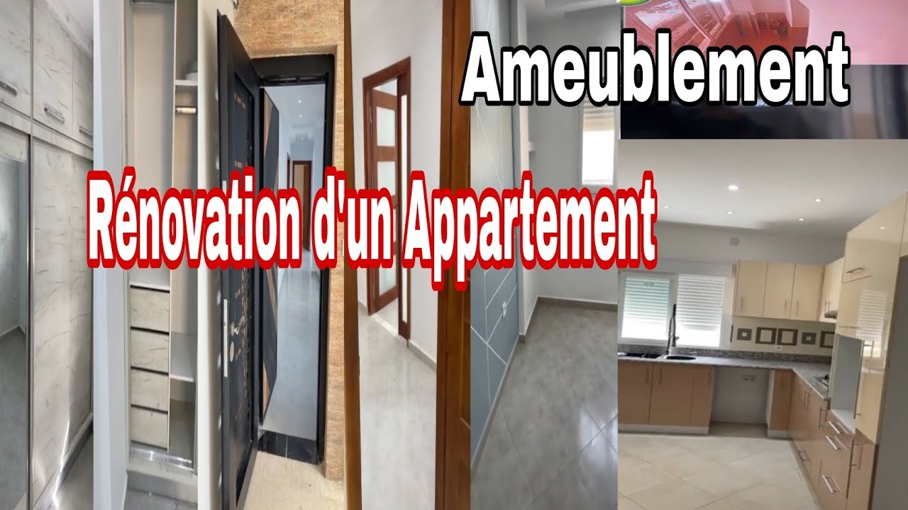 ✅🔺Rénovation et ameublement globale d’un appartement  « LPA » F4 à belgaid.   🔺✅