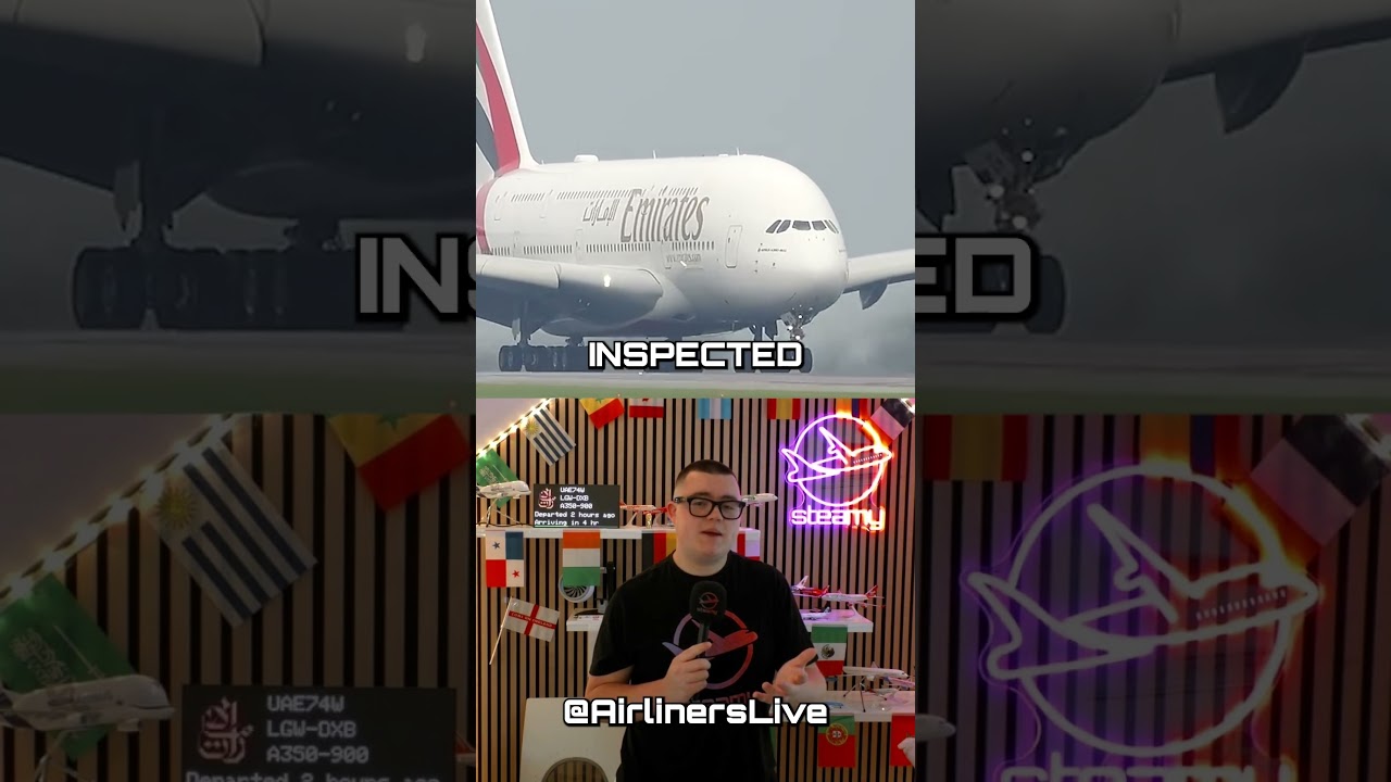 Срочные проверки для 16 самолетов Airbus A380! #steamyavnews #авиация #airbus #a380 #emirates