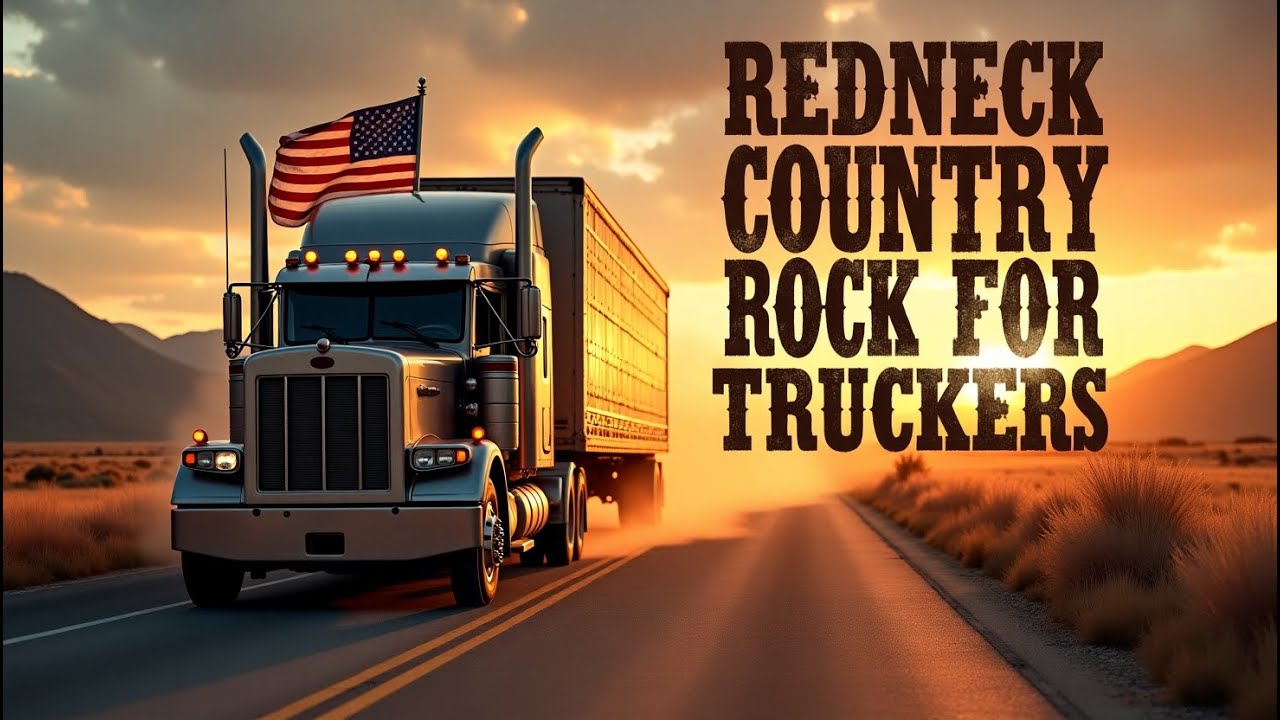 Top 40 Redneck Road Trip Songs 🚛 | Best Country Rock Playlist for Truck Drivers & Long Hauls