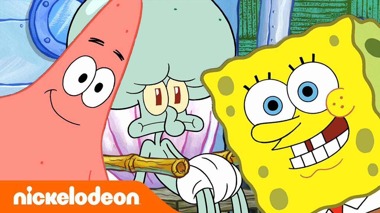 Bob Esponja | O Lula Molusco vira um bebê! | Nickelodeon em Português
