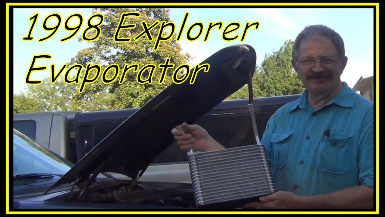 Replacing leaking Evaporator core from a 1998 FORD Explorer, steps to remove evaporator- accumulator