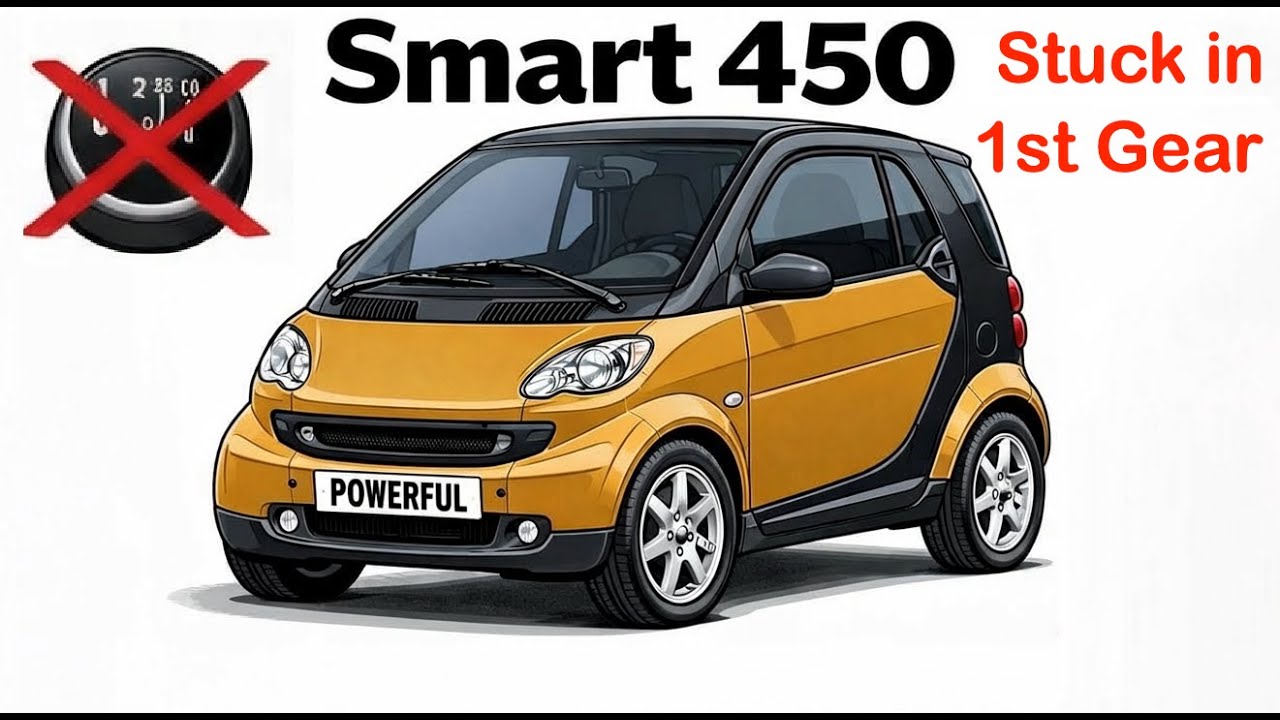 Our Smart Car 450 ForTwo is stuck in first gear 1 & wont start - FIXED !