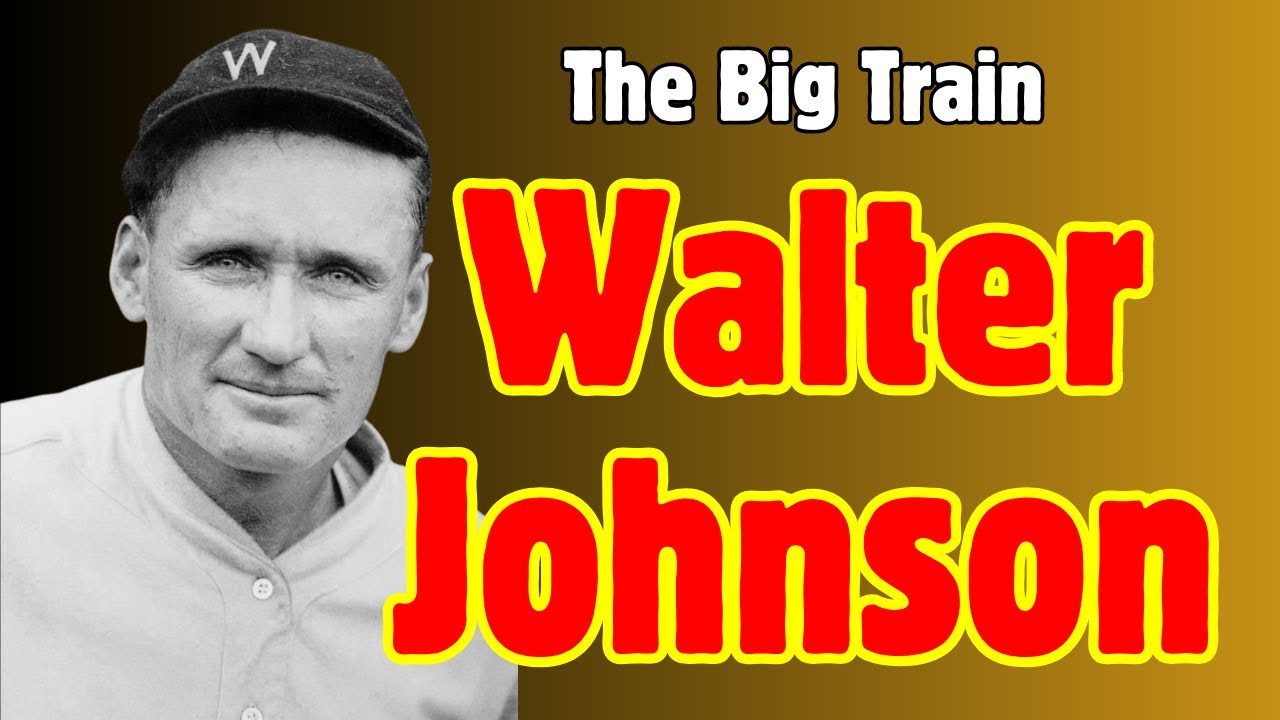 Walter Johnson aka The Big Train. Highest single-season WAR in baseball history. Pitching Legend.