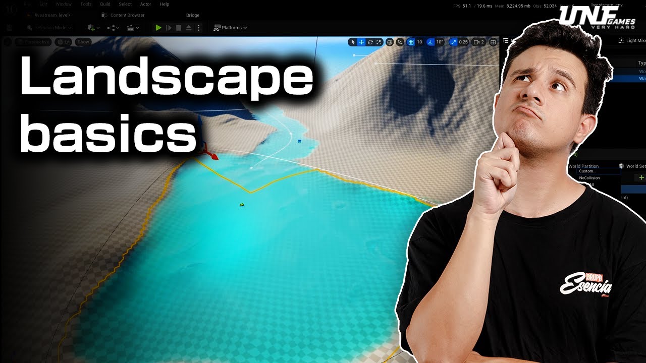 Landscape Basics Tutorial for Beginners in Unreal Engine 5.2