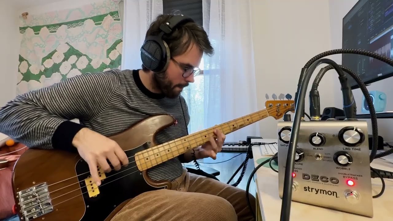 Strymon Deco on Bass