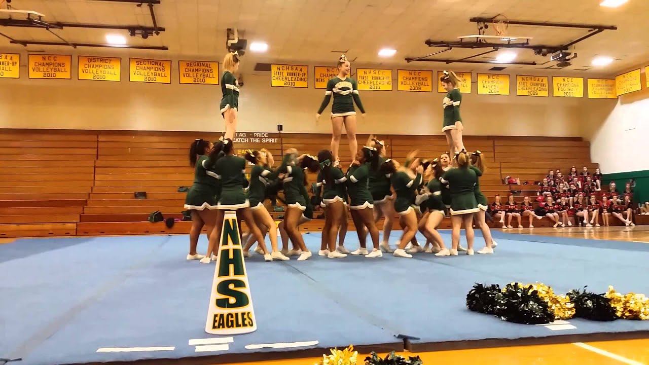 Northeastern cheerleaders 2/20/15 #nencsports