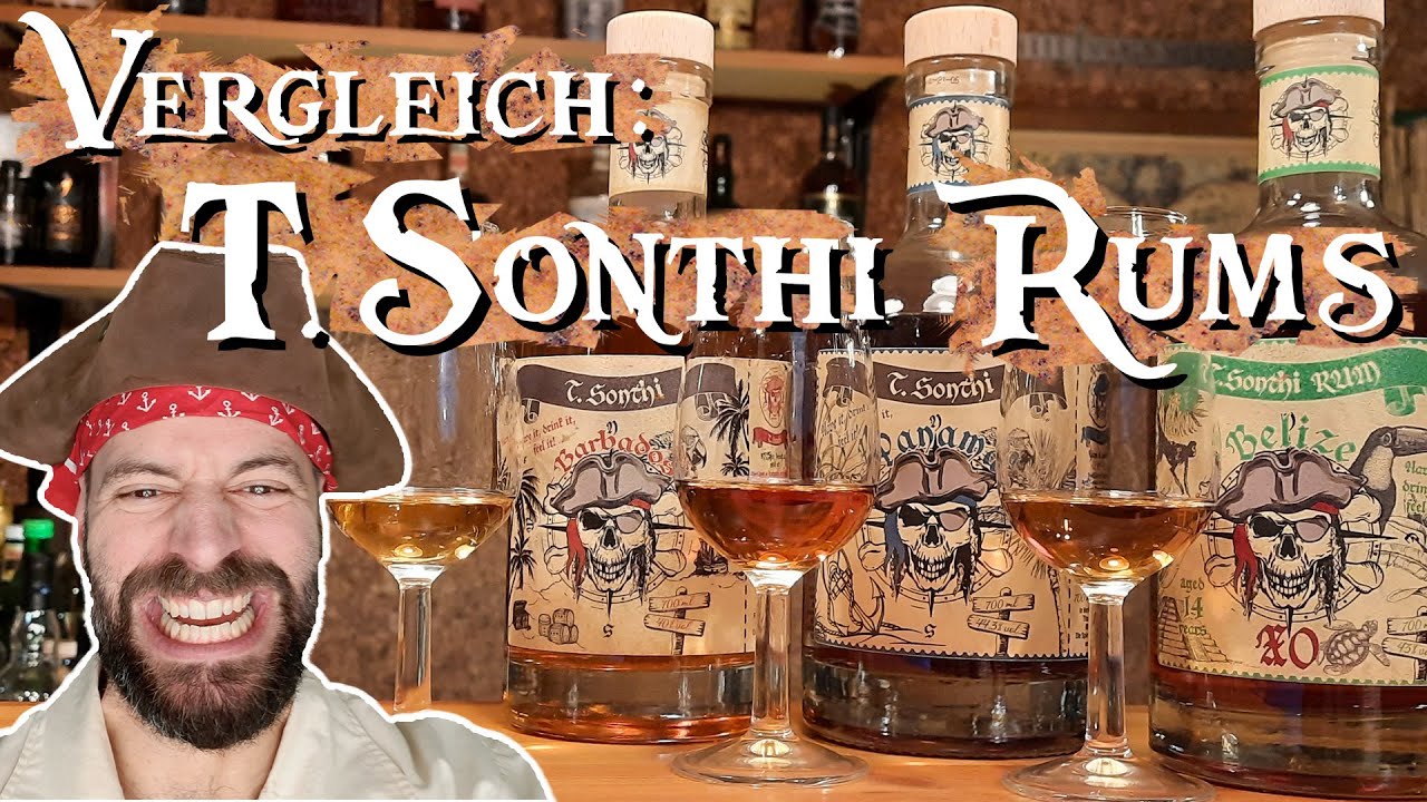 Alle T. Sonthi Rums auf einmal im Vergleich