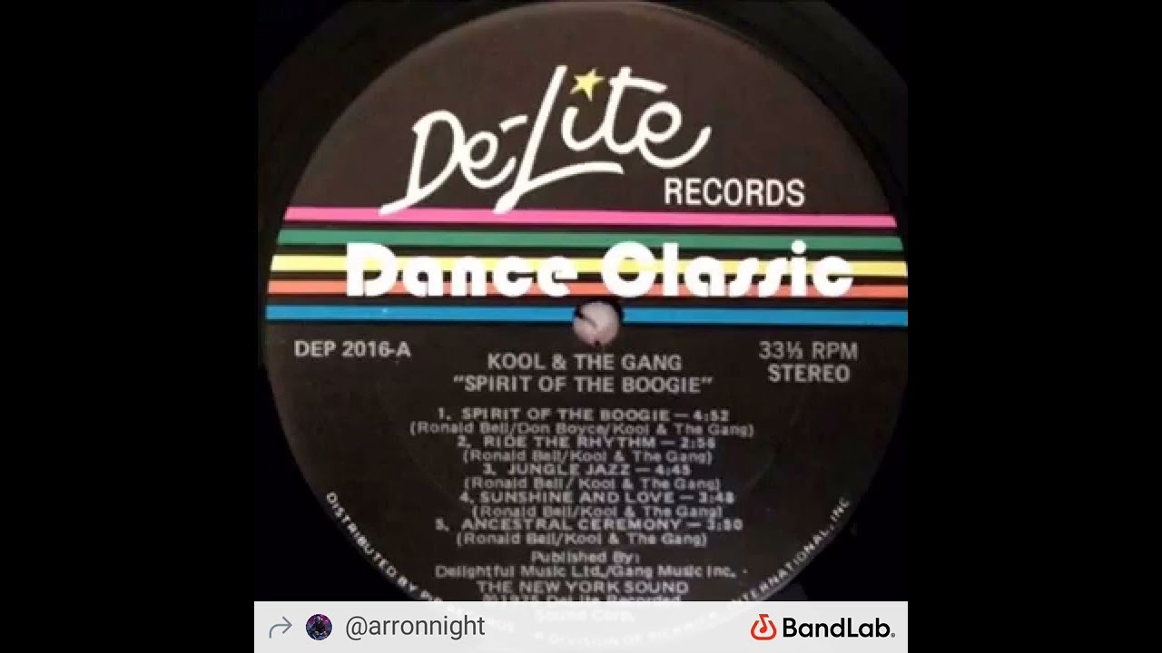 Kool & The Gang - Spirit Of The Boogie (Instrumental)
