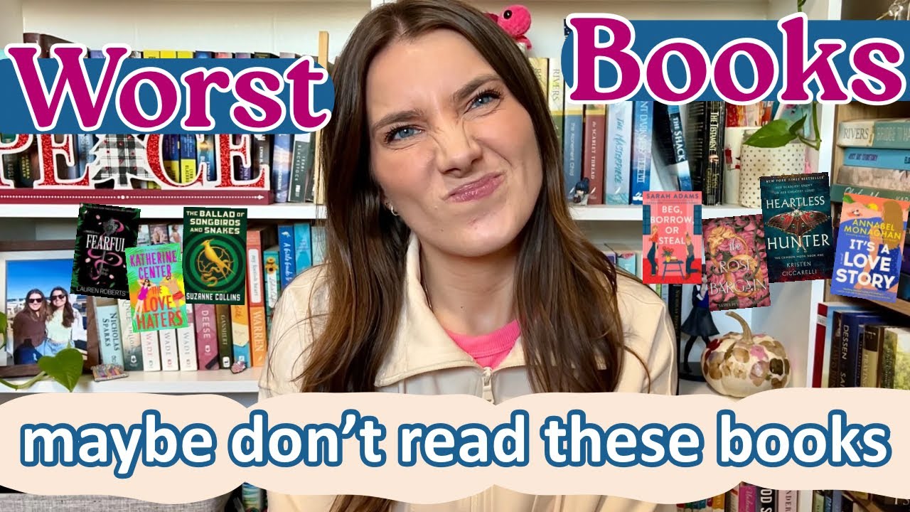 My 2025 Book Regrets 😬 (Christian Fiction, YA, Romance) WORST BOOKS OF 2025