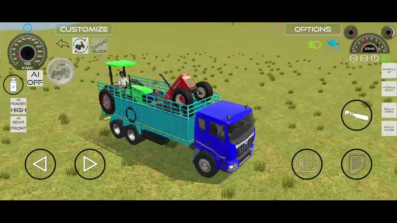 Draive JCB Unloading Stone from Dumper in game 🎮🔥🎮 #tructer #truck #jcb #gemingvideo #automobile 