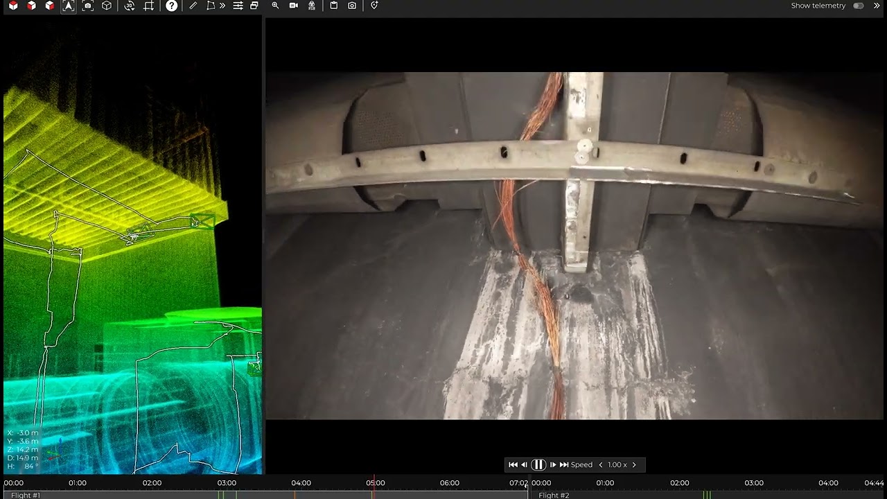 Testing of ELIOS 3 in an inaccessible area