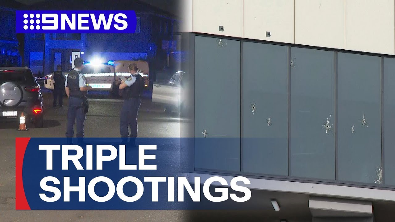 Police investigating links between three Sydney shootings | 9 News Australia