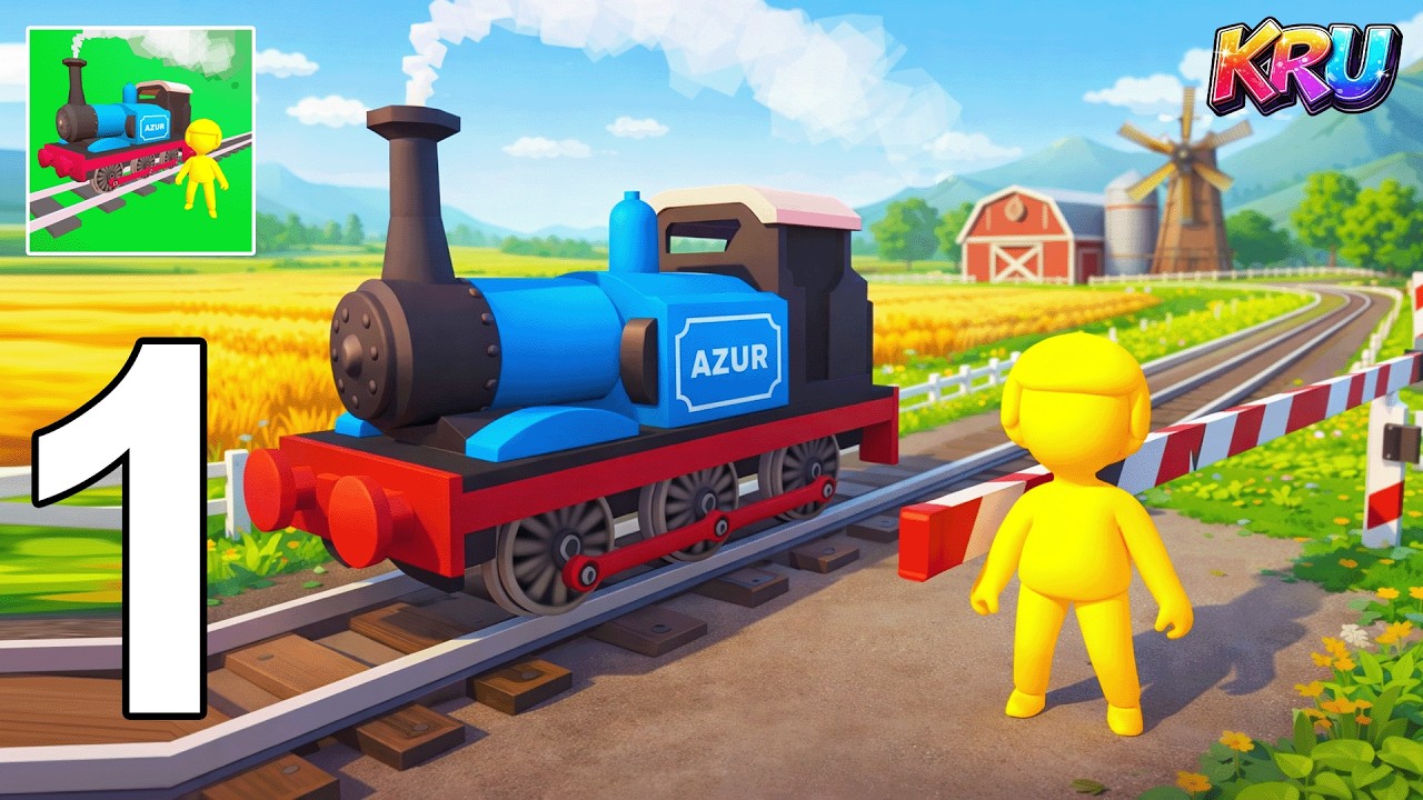 Rail Lands Walkthrough Part 1 - Collection & Upgrading (Gameplay iOS, Android)