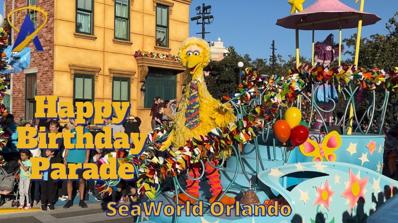 Sesame Street Birthday Parade at SeaWorld Orlando