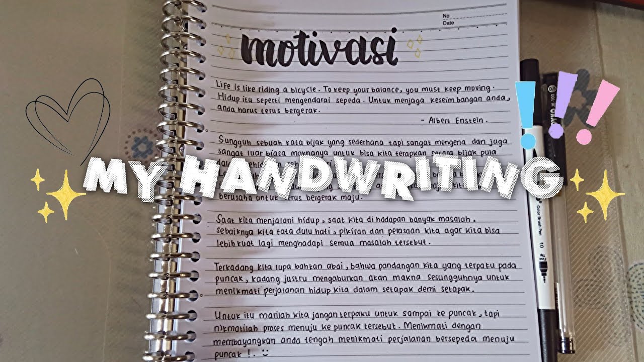 My Handwriting 1✨ || Indonesia